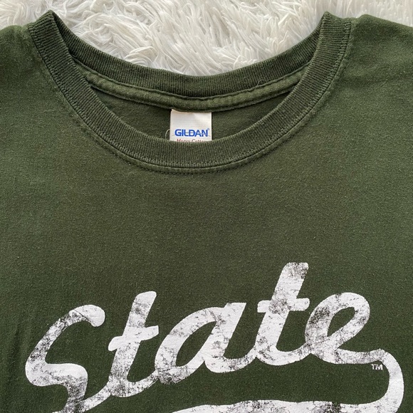 GILDAN • Michigan State Short Sleeve Tee Shirt size Large - Picture 8 of 15